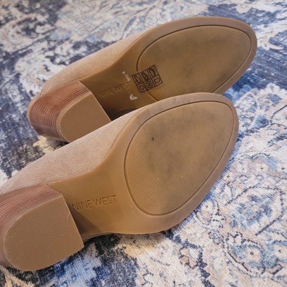 Nine West suede mules sz 5.5 - Picture 4 of 4